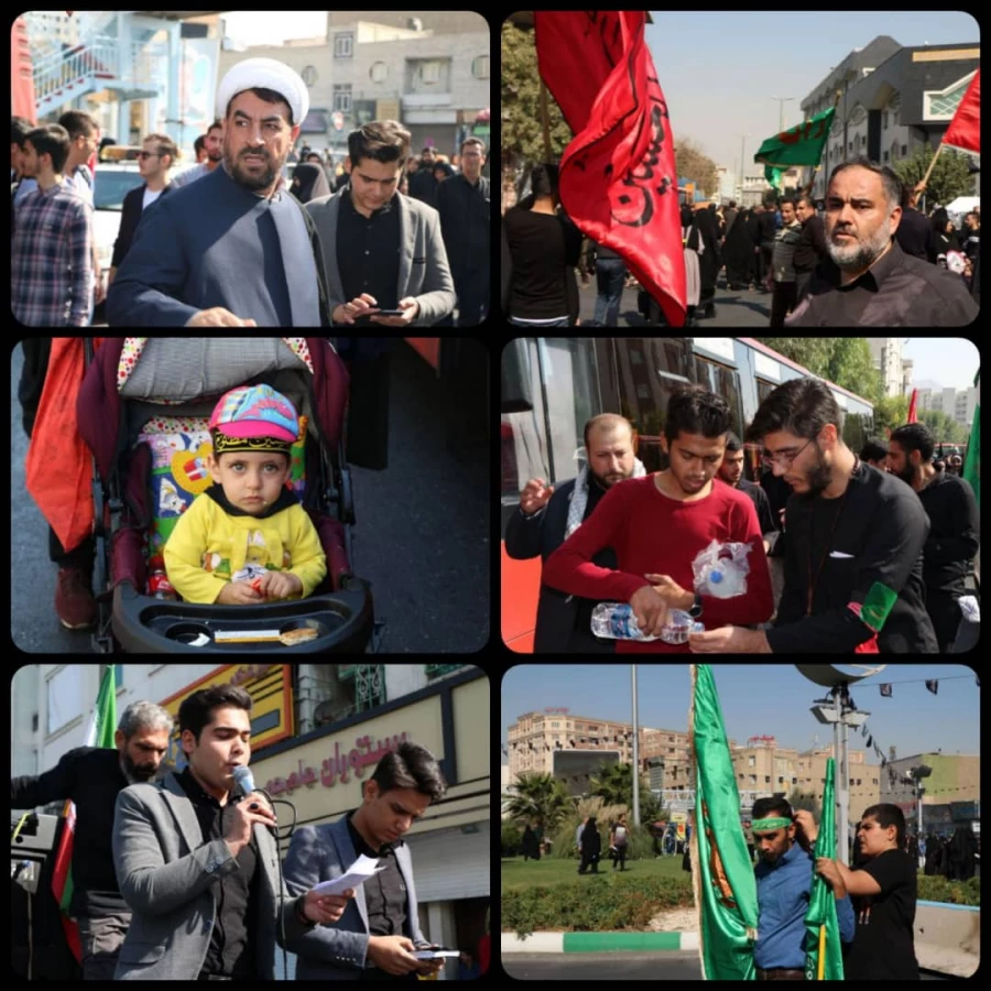 آیین پیاده روی اربعین حسینی پردیس ها و مراکز استان تهران 10