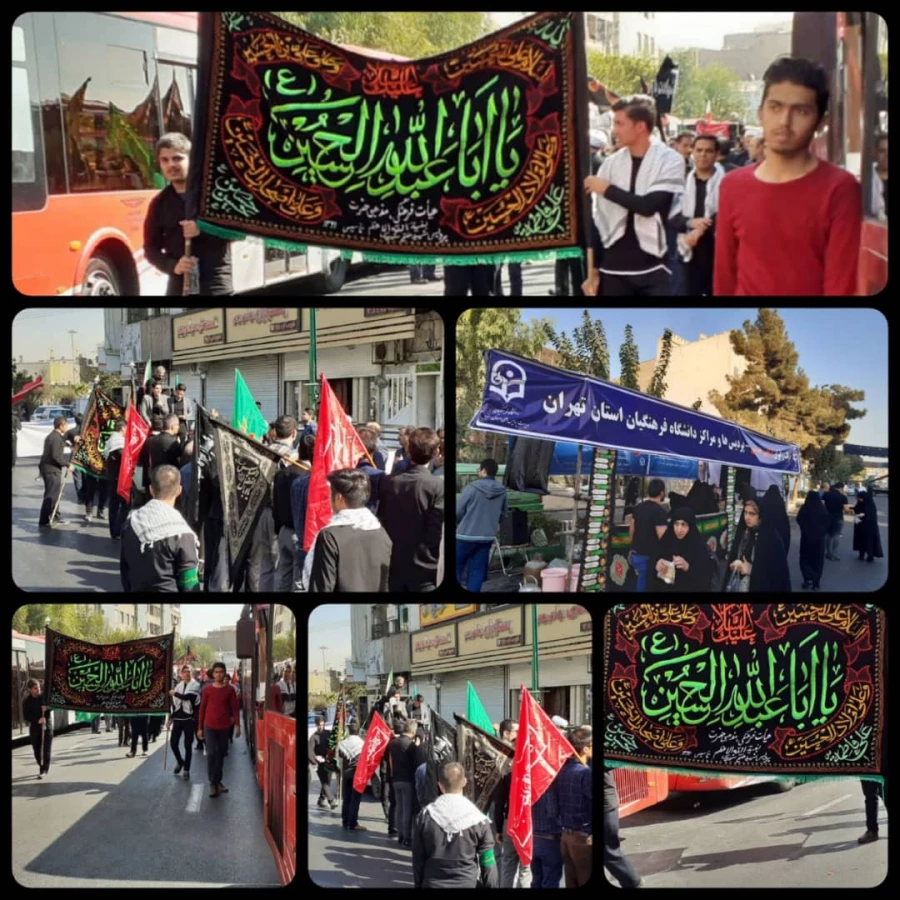 آیین پیاده روی اربعین حسینی پردیس ها و مراکز استان تهران 13