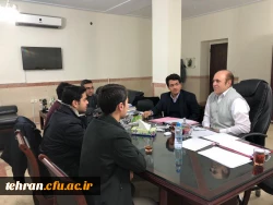 ملاقات دکتر بلاغی مدیر امور پردیس های استان تهران با نمایندگان بسیج دانشجویی و شورای صنفی پردیس شهید مفتح 2