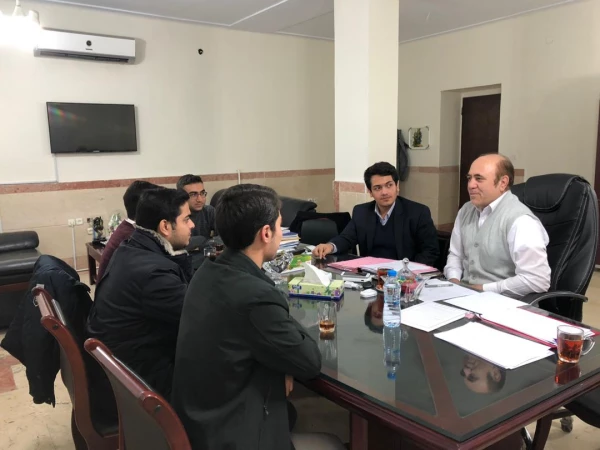 ملاقات دکتر بلاغی مدیر امور پردیس های استان تهران با نمایندگان بسیج دانشجویی و شورای صنفی پردیس شهید مفتح 2