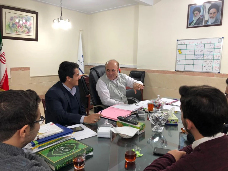 ملاقات دکتر بلاغی مدیر امور پردیس های استان تهران با نمایندگان بسیج دانشجویی و شورای صنفی پردیس شهید مفتح 5