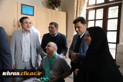 دیدار رییس دانشگاه فرهنگیان از جانبازان آسایشگاه ثارالله تهران 2