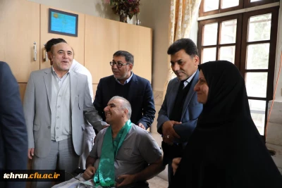 دیدار رییس دانشگاه فرهنگیان 

دیدار رییس دانشگاه فرهنگیان از جانبازان آسایشگاه ثارالله تهران