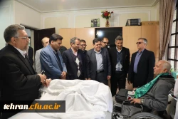 دیدار رییس دانشگاه فرهنگیان از جانبازان آسایشگاه ثارالله تهران 6