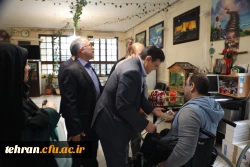 دیدار رییس دانشگاه فرهنگیان از جانبازان آسایشگاه ثارالله تهران 7