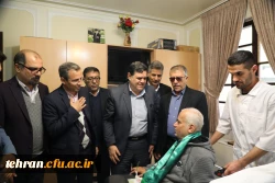 دیدار رییس دانشگاه فرهنگیان از جانبازان آسایشگاه ثارالله تهران 8