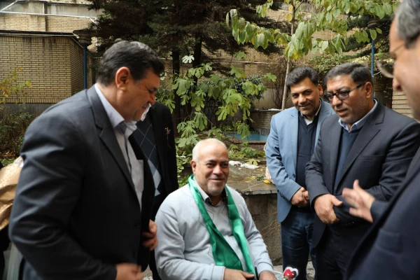دیدار رییس دانشگاه فرهنگیان از جانبازان آسایشگاه ثارالله تهران 14