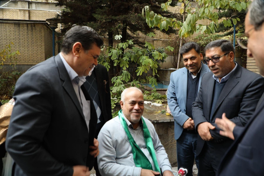 دیدار رییس دانشگاه فرهنگیان از جانبازان آسایشگاه ثارالله تهران 14