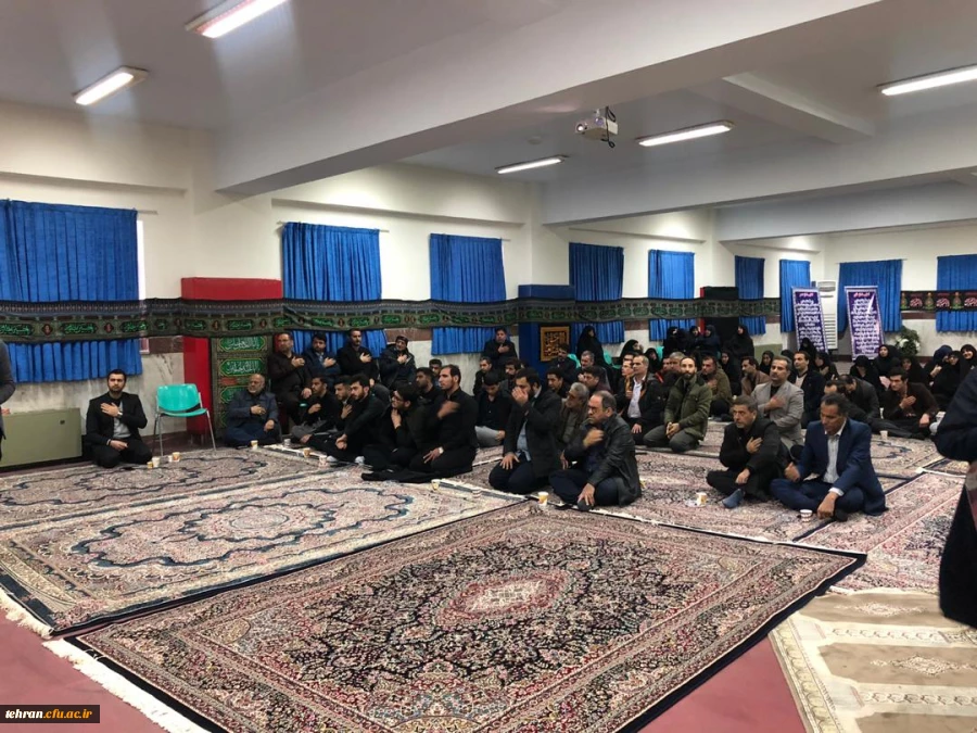 مراسم بزرگداشت و سوگواری شهادت سردار حاج قاسم سلیمانی در پردیس نسیبه 8