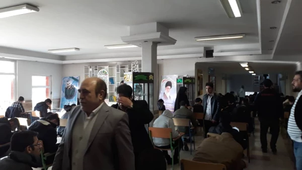 بازدید سرزده دکتر بلاغی از برگزاری امتحانات پردیس شهید مفتح 9