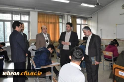 بازدید معاون آموزشی دانشگاه فرهنگیان از امتحانات پایان ترم دانشجومعلمان استان تهران 5