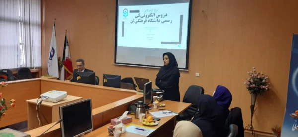 کارگاه نحوه اجرای دروس رسمی الکترونیکی اساتید استان های تهران و البرز در مدیریت امور پردیس های استان تهران  7