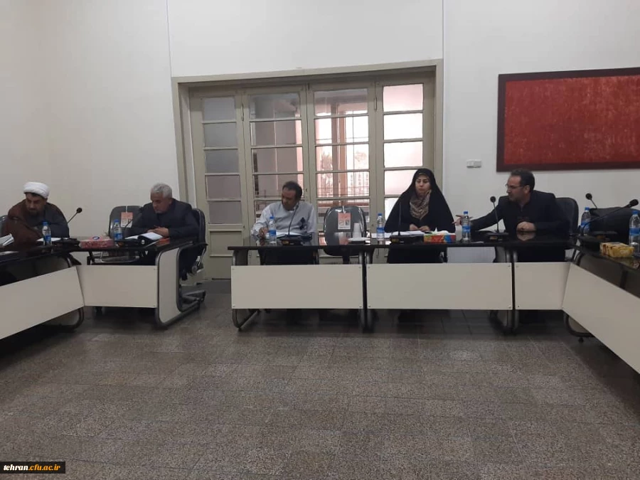 شصت و یکمین جلسه شورای مدیریت استان  با حضور دکتربلاغی مدیر امور پردیس های استان تهران؛حجت الاسلام نامدار نماینده محترم نهاد رهبری؛حجت الاسلام اردلان رئیس حراست 3