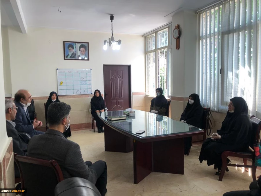 جلسه کیفیت بخشی به آموزش مجازی دانشگاه فرهنگیان استان تهران 2