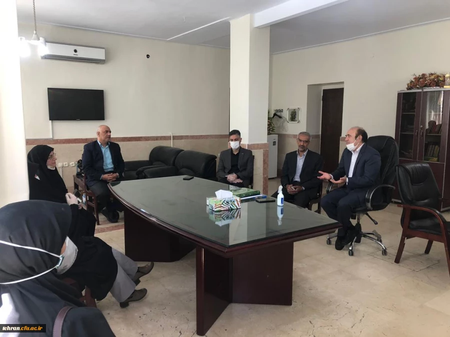 جلسه کیفیت بخشی به آموزش مجازی دانشگاه فرهنگیان استان تهران 3