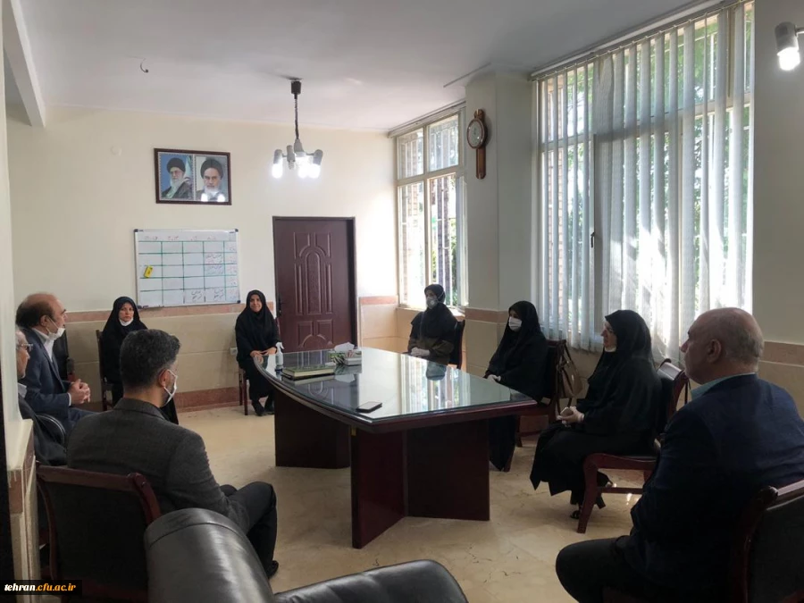 جلسه کیفیت بخشی به آموزش مجازی دانشگاه فرهنگیان استان تهران 4