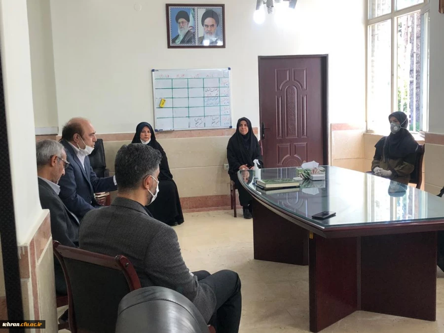 جلسه کیفیت بخشی به آموزش مجازی دانشگاه فرهنگیان استان تهران 5