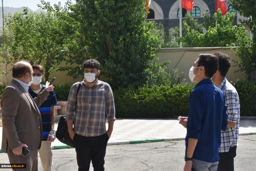 بازدید سرزده دکتر بلاغی از پردیس شهید مفتح 9