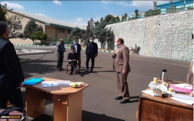 بازدید سرپرست مدیریت امور پردیس های استان تهران از روند مصاحبه در پردیس ها و مراکز استان 4