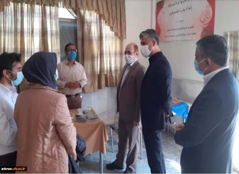 بازدید سرپرست مدیریت امور پردیس های استان تهران از روند مصاحبه در پردیس ها و مراکز استان 4