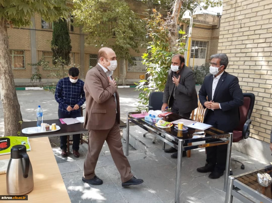 بازدید سرپرست مدیریت امور پردیس های استان تهران از روند مصاحبه در پردیس ها و مراکز استان 3