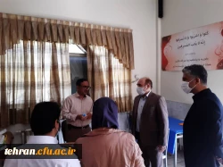بازدید سرپرست مدیریت امور پردیس های استان تهران از روند مصاحبه در پردیس ها و مراکز استان 4