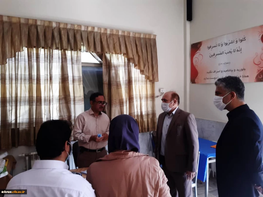 بازدید سرپرست مدیریت امور پردیس های استان تهران از روند مصاحبه در پردیس ها و مراکز استان 4