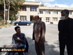 بازدید سرپرست مدیریت امور پردیس های استان تهران از روند مصاحبه در پردیس ها و مراکز استان 5