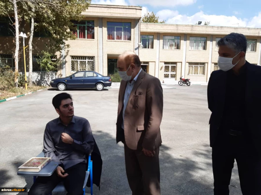 بازدید سرپرست مدیریت امور پردیس های استان تهران از روند مصاحبه در پردیس ها و مراکز استان 5