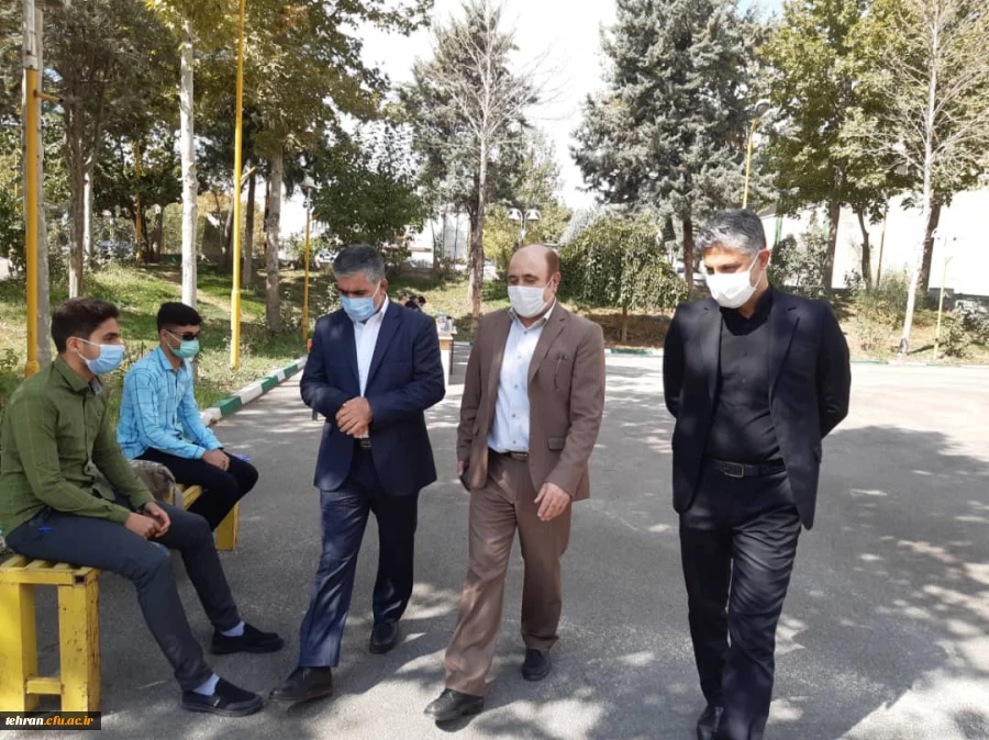 بازدید سرپرست مدیریت امور پردیس های استان تهران از روند مصاحبه در پردیس ها و مراکز استان 6