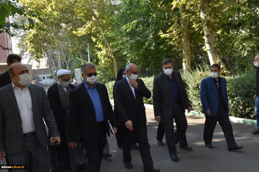 بازدیدوزیرمحترم آموزش وپرورش ازروندمصاحبه داوطلبان دانشگاه فرهنگیان درمرکزآموزش عالی شهیدشرافت 3