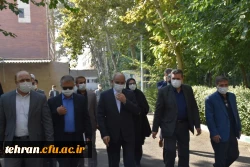 بازدید وزیر محترم آموزش وپرورش ازروندمصاحبه داوطلبان دانشگاه فرهنگیان درمرکزآموزش عالی شهیدشرافت 3