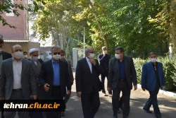 بازدید وزیر محترم آموزش وپرورش ازروندمصاحبه داوطلبان دانشگاه فرهنگیان درمرکزآموزش عالی شهیدشرافت 6