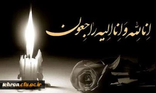 پیام تسلیت

سرکار خانم دکتر زهرا زارع