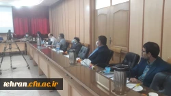 چهل و یکم جلسه شورای پژوهشی به میزبانی مدیریت امور پردیس های استان تهران در مرکز آموزش عالی  شهید شرافت برگزار شد. 3