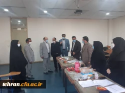 بازدید سرپرست مدیریت امور پردیس های استان تهران از  مراحل مصاحبه و بهسازی مرکز شهید بهشتی   2