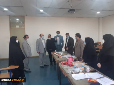 بازدید سرپرست مدیریت امور پردیس های استان تهران از  مراحل مصاحبه و بهسازی مرکز شهید بهشتی  