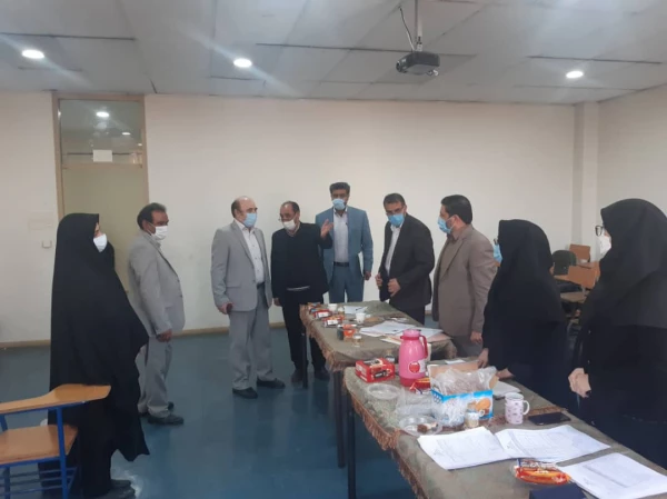 بازدید سرپرست مدیریت امور پردیس های استان تهران از  مراحل مصاحبه و بهسازی مرکز شهید بهشتی   2