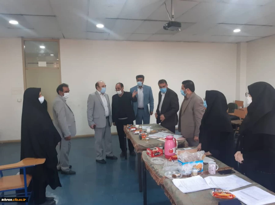 بازدید سرپرست مدیریت امور پردیس های استان تهران از  مراحل مصاحبه و بهسازی مرکز شهید بهشتی   2