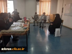 بازدید سرپرست مدیریت امور پردیس های استان تهران از  مراحل مصاحبه و بهسازی مرکز شهید بهشتی   3