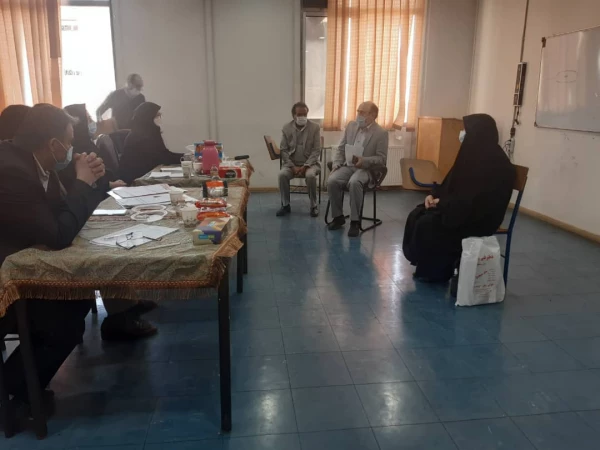 بازدید سرپرست مدیریت امور پردیس های استان تهران از  مراحل مصاحبه و بهسازی مرکز شهید بهشتی   3