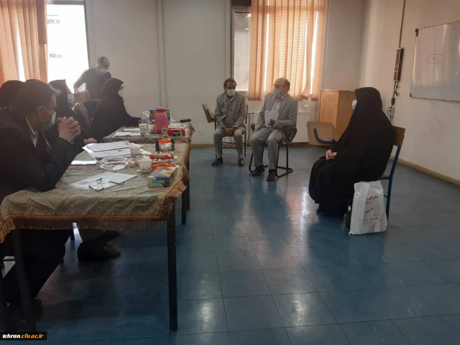 بازدید سرپرست مدیریت امور پردیس های استان تهران از  مراحل مصاحبه و بهسازی مرکز شهید بهشتی   3