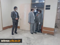 بازدید سرپرست مدیریت امور پردیس های استان تهران از  مراحل مصاحبه و بهسازی مرکز شهید بهشتی   6