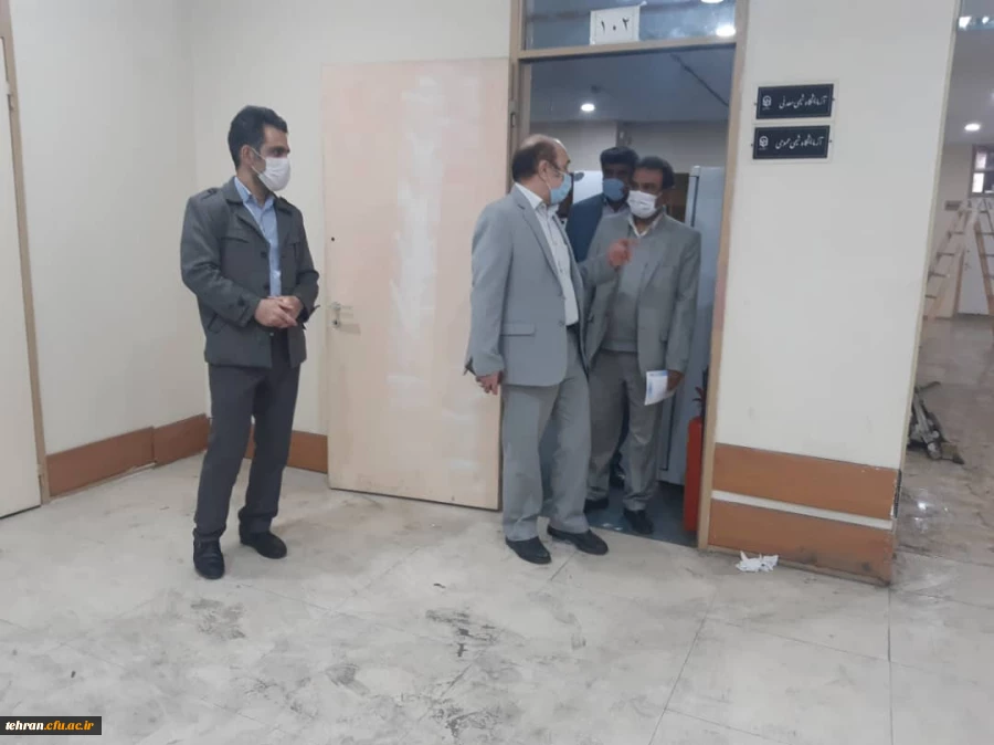 بازدید سرپرست مدیریت امور پردیس های استان تهران از  مراحل مصاحبه و بهسازی مرکز شهید بهشتی   6