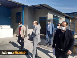 بازدید سرپرست مدیریت امور پردیس های استان تهران از  مراحل مصاحبه و بهسازی مرکز شهید بهشتی   7