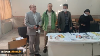 بازدید دکتر بلاغی از مراحل مصاحبه مهارت آموزان ماده 28 مرکز شهدای مکه