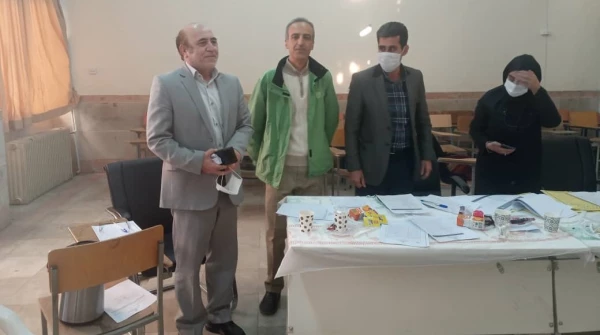 بازدید دکتر بلاغی از مراحل مصاحبه مهارت آموزان ماده 28 مرکز شهدای مکه 2