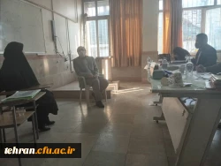 بازدید دکتر بلاغی از مراحل مصاحبه مهارت آموزان ماده 28 مرکز شهدای مکه 3