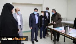 رییس دانشگاه فرهنگیان از روند برگزاری مصاحبه مهارت آموزان ماده 28 از مرکز شهید شرافت بازدید کرد.  2