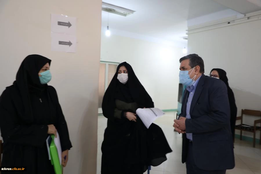 رییس دانشگاه فرهنگیان از روند برگزاری مصاحبه مهارت آموزان ماده 28 از مرکز شهید شرافت بازدید کرد.  8